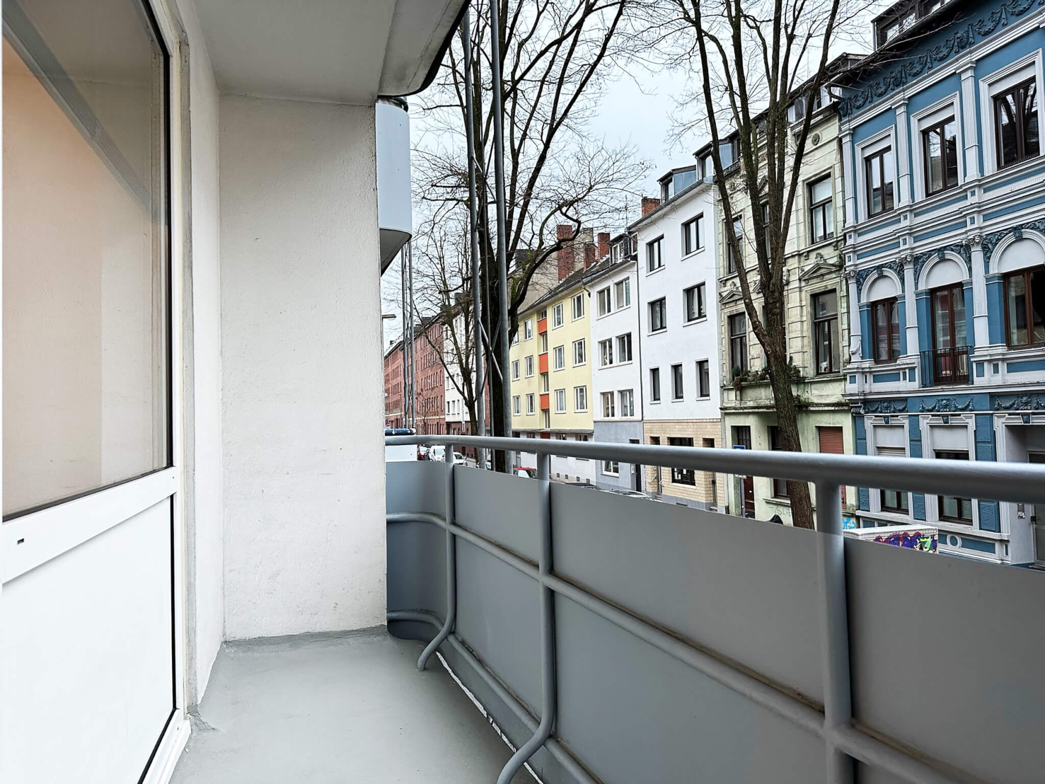 Balkon Eigentumswohnung in Aachen auf der Südstraße über Makler Koch Immobilien!
