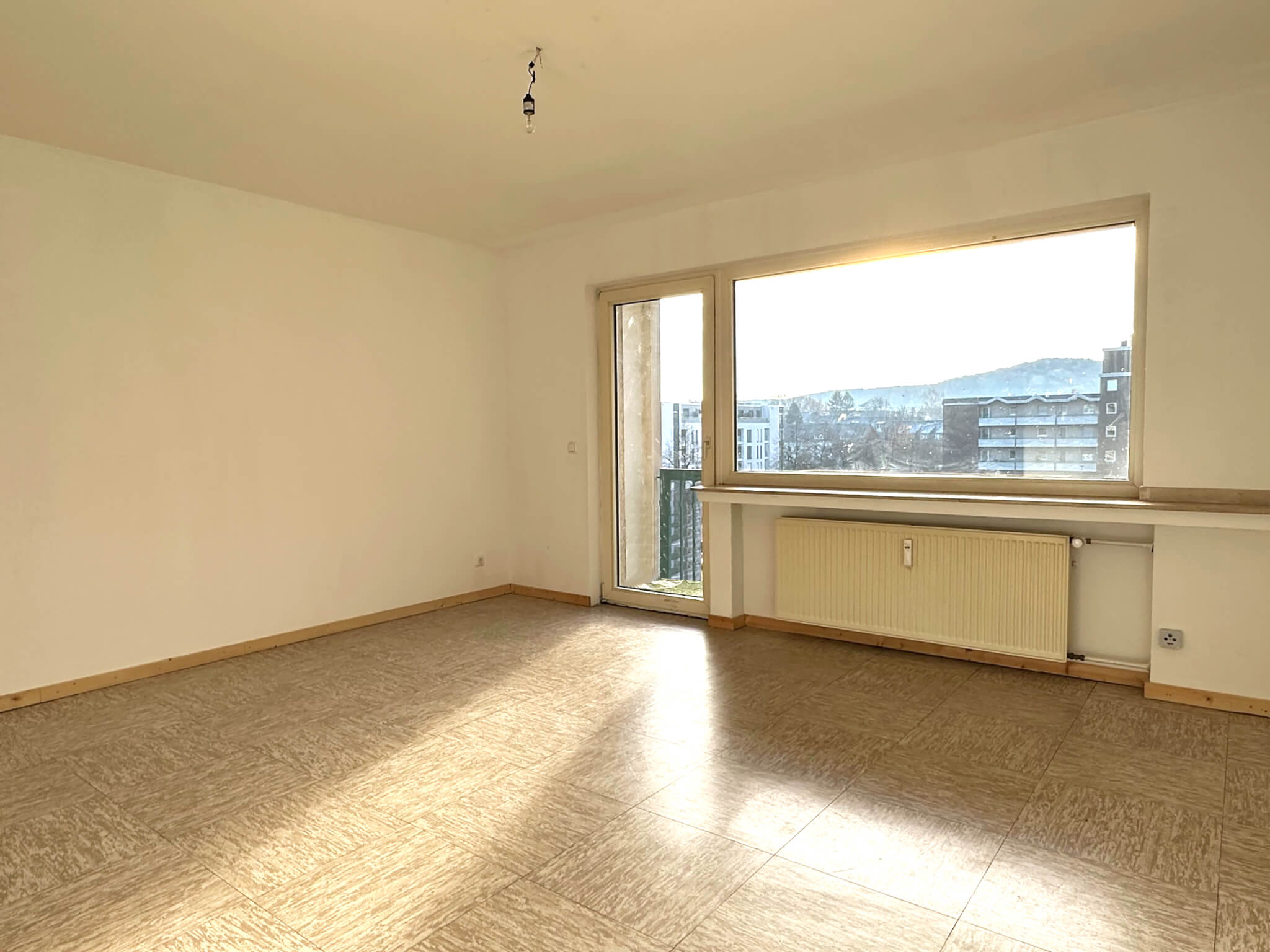 Wohnzimmer Eigentumswohnung in Aachen Vaalser Quartier Immobilienmakler Koch zu verkaufen