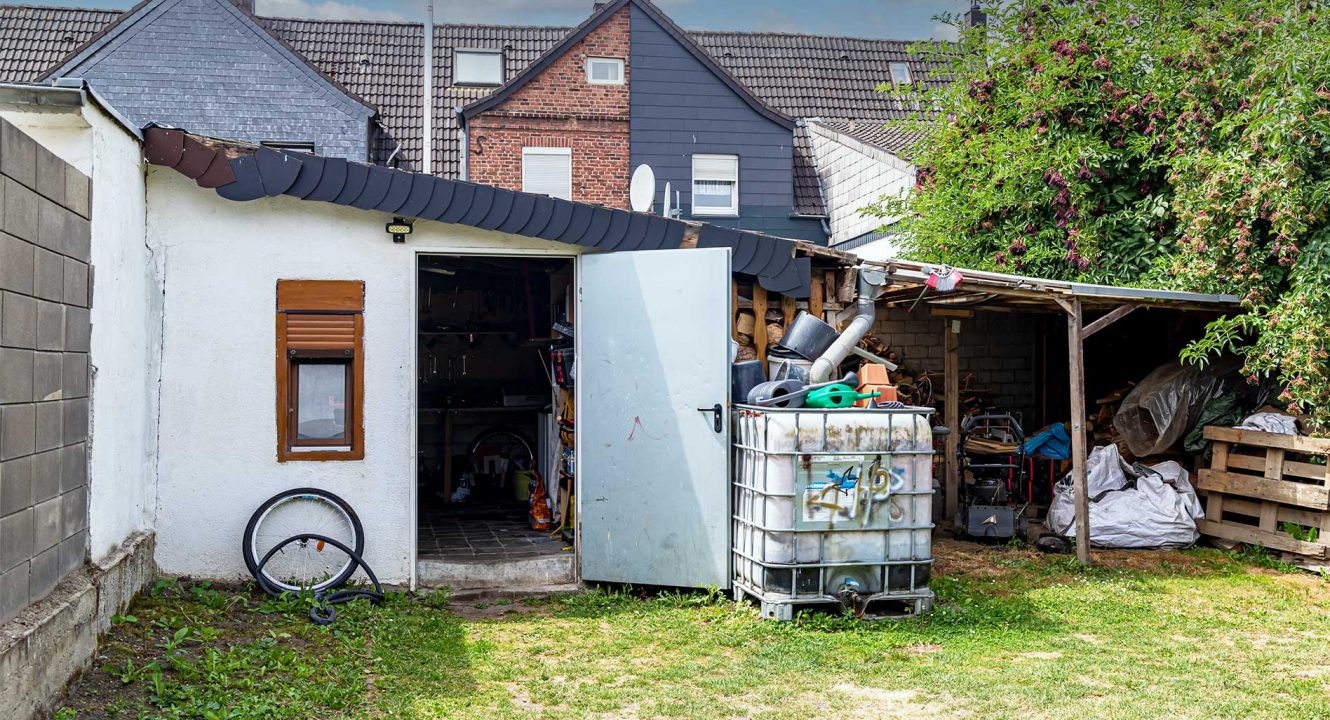 Garten Zweifamilienhaus im Zentrum von Baesweiler zu verkaufen über Koch Immobilien