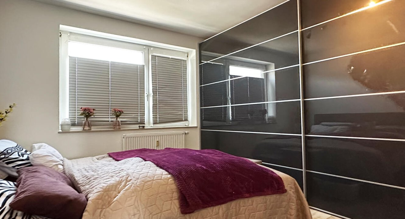 Schlafzimmer in Eigentumswohnung Alsdorf-Mariadorf über Immobilienmakler Koch Immobilien zu verkaufen!